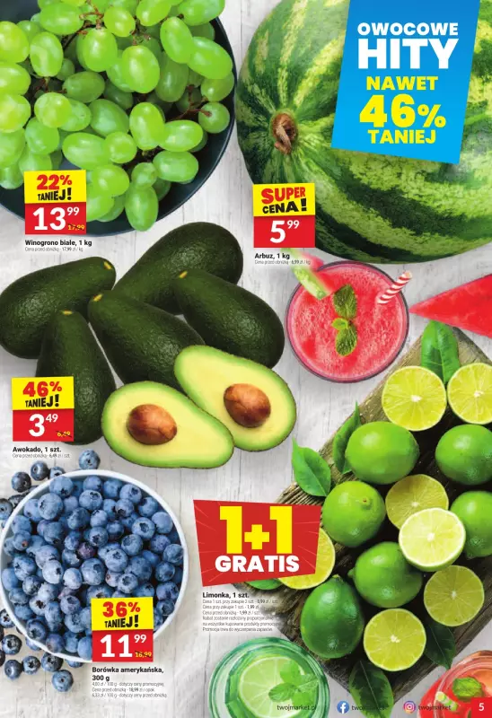 Twój Market - gazetka promocyjna Gazetka od środy 07.05 do wtorku 13.05 - strona 5