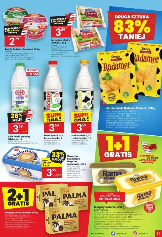 Twój Market - gazetka promocyjna Gazetka od środy 07.05 do wtorku 13.05 - strona 19
