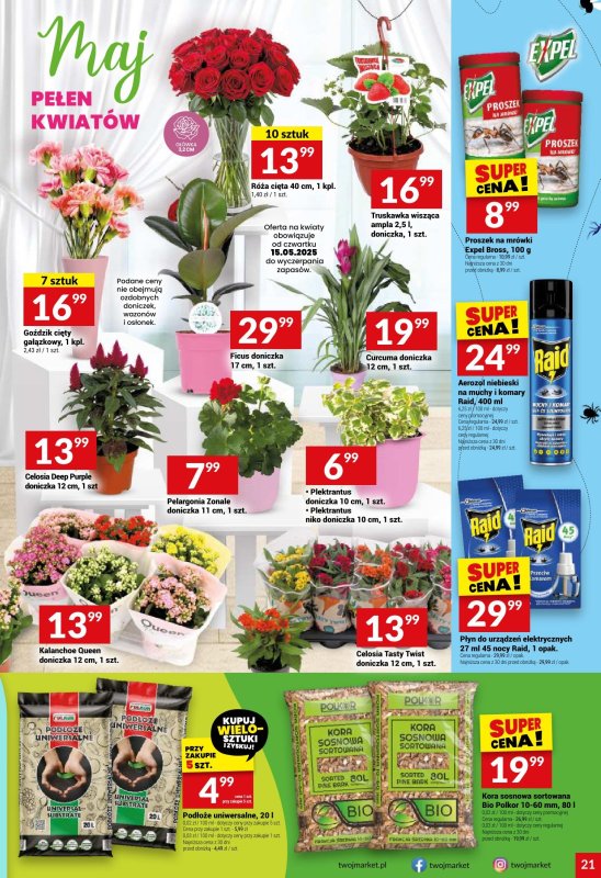 Twój Market - gazetka promocyjna Gazetka od środy 14.05 do wtorku 20.05 - strona 21