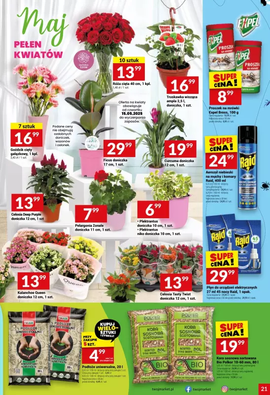 Twój Market - gazetka promocyjna Gazetka od środy 14.05 do wtorku 20.05 - strona 21