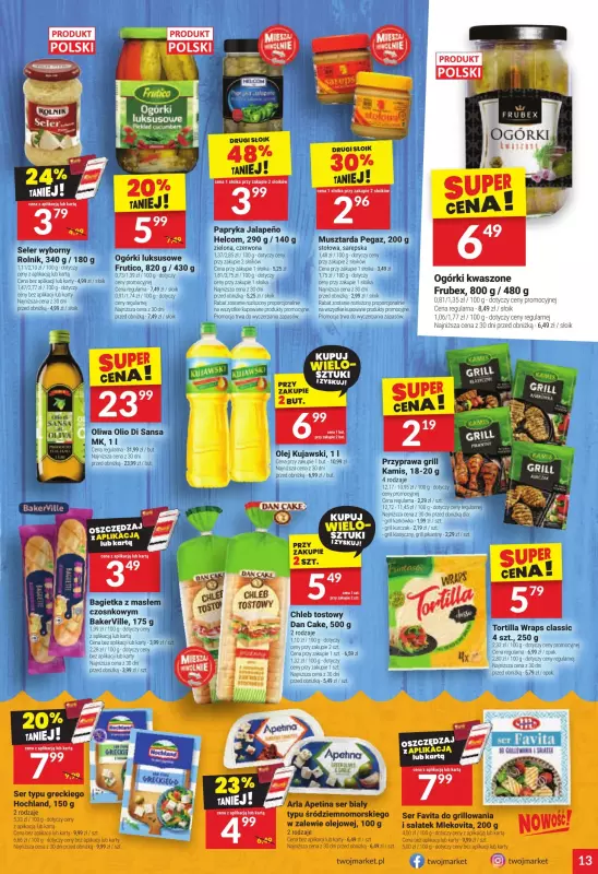 Twój Market - gazetka promocyjna Gazetka od środy 14.05 do wtorku 20.05 - strona 13