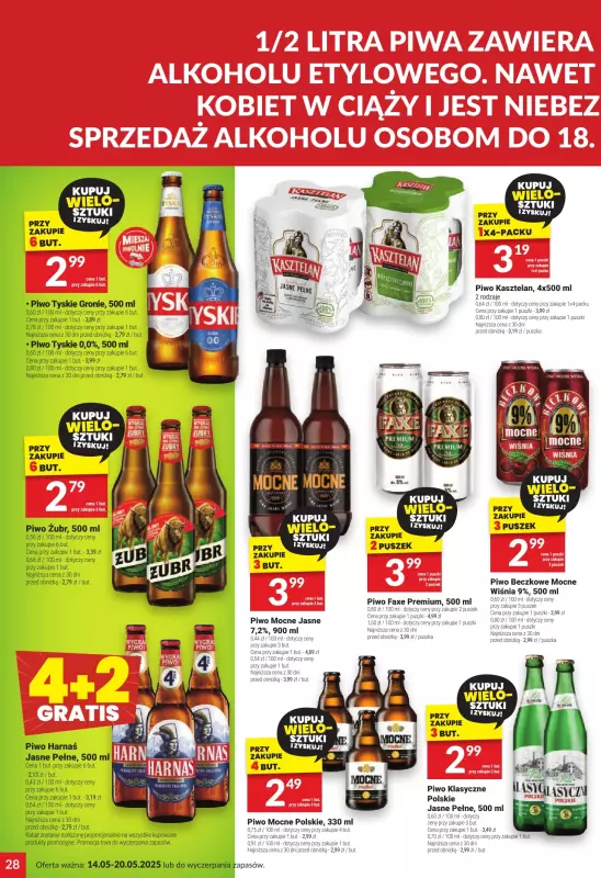 Twój Market - gazetka promocyjna Gazetka od środy 14.05 do wtorku 20.05 - strona 28
