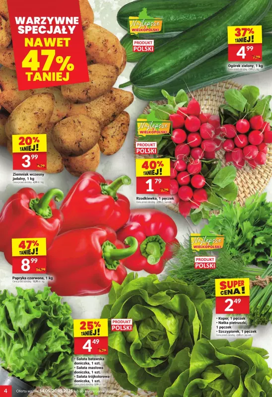 Twój Market - gazetka promocyjna Gazetka od środy 14.05 do wtorku 20.05 - strona 4