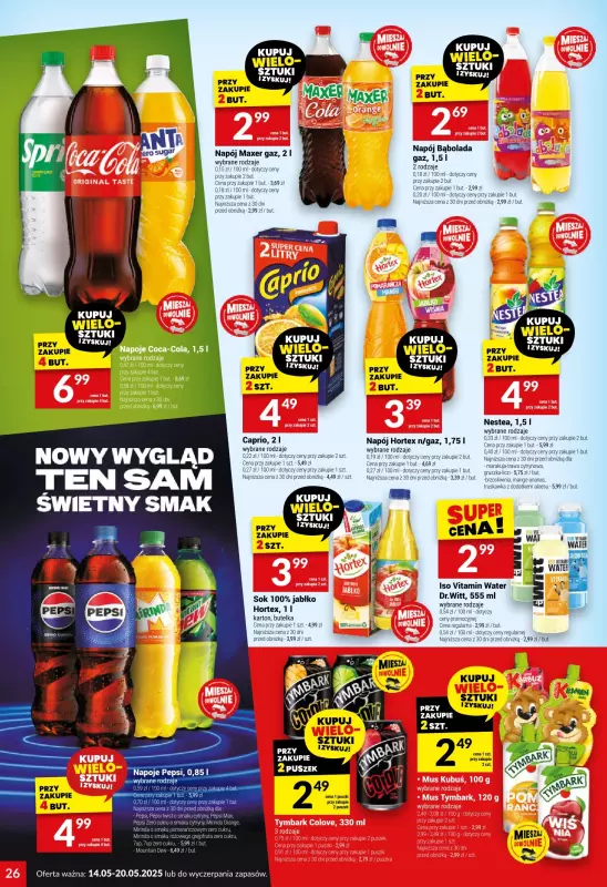 Twój Market - gazetka promocyjna Gazetka od środy 14.05 do wtorku 20.05 - strona 26