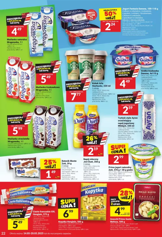 Twój Market - gazetka promocyjna Gazetka od środy 14.05 do wtorku 20.05 - strona 22