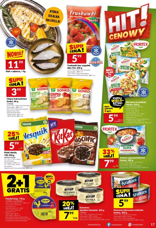 Twój Market - gazetka promocyjna Gazetka od środy 14.05 do wtorku 20.05 - strona 17