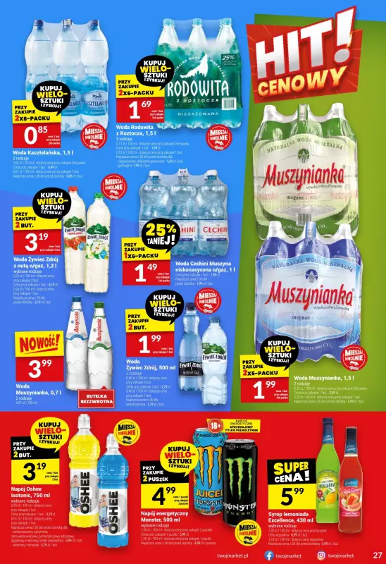 Twój Market - gazetka promocyjna Gazetka od środy 14.05 do wtorku 20.05 - strona 27