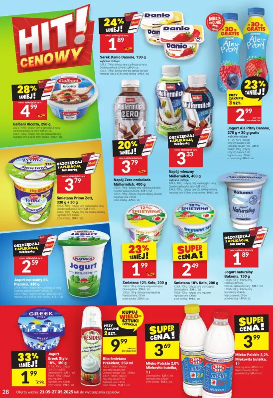 Twój Market - gazetka promocyjna Gazetka od środy 21.05 do wtorku 27.05 - strona 28