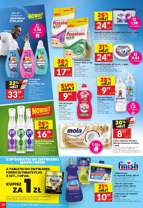 Twój Market - gazetka promocyjna Gazetka od środy 21.05 do wtorku 27.05 - strona 38