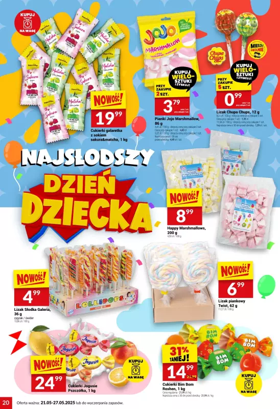 Twój Market - gazetka promocyjna Gazetka od środy 21.05 do wtorku 27.05 - strona 20