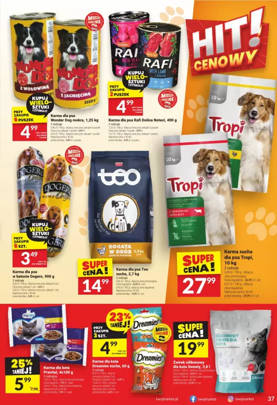Twój Market - gazetka promocyjna Gazetka od środy 21.05 do wtorku 27.05 - strona 37