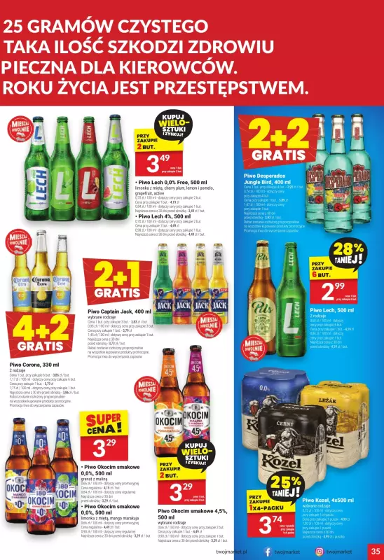 Twój Market - gazetka promocyjna Gazetka od środy 21.05 do wtorku 27.05 - strona 35