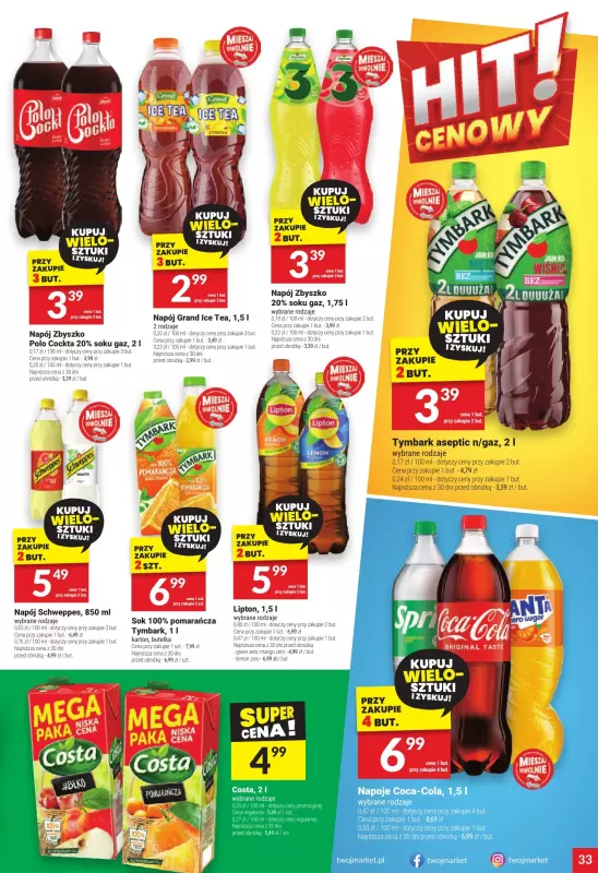 Twój Market - gazetka promocyjna Gazetka od środy 21.05 do wtorku 27.05 - strona 33