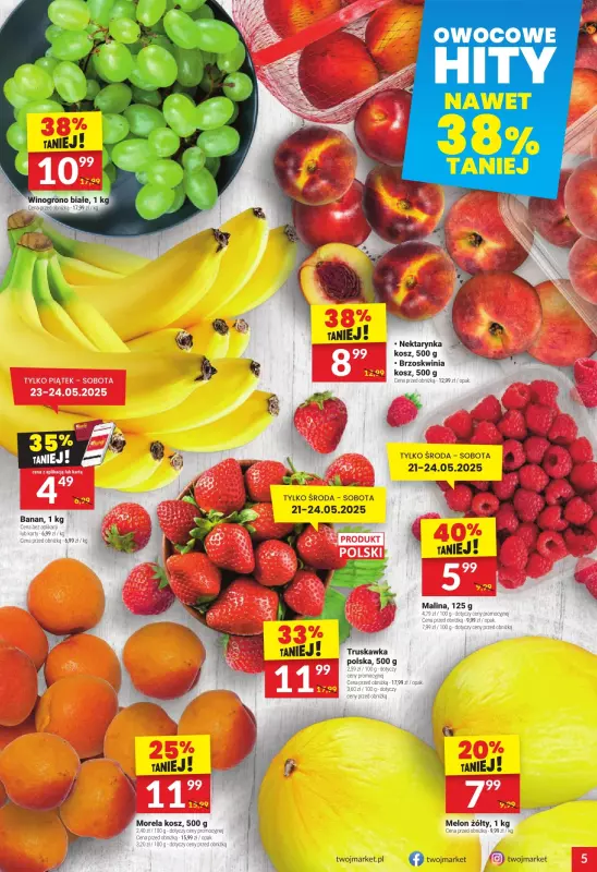 Twój Market - gazetka promocyjna Gazetka od środy 21.05 do wtorku 27.05 - strona 5