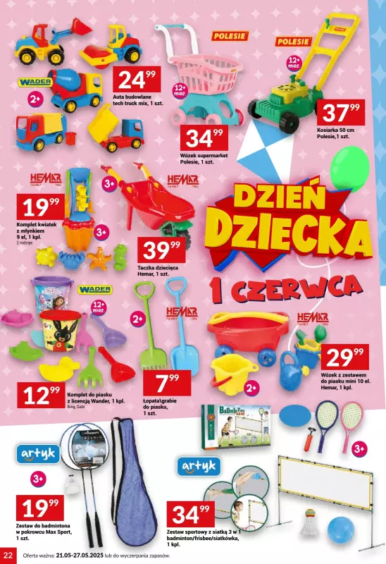 Twój Market - gazetka promocyjna Gazetka od środy 21.05 do wtorku 27.05 - strona 22