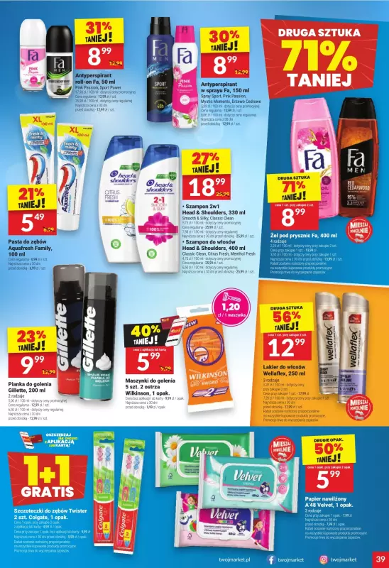 Twój Market - gazetka promocyjna Gazetka od środy 21.05 do wtorku 27.05 - strona 39
