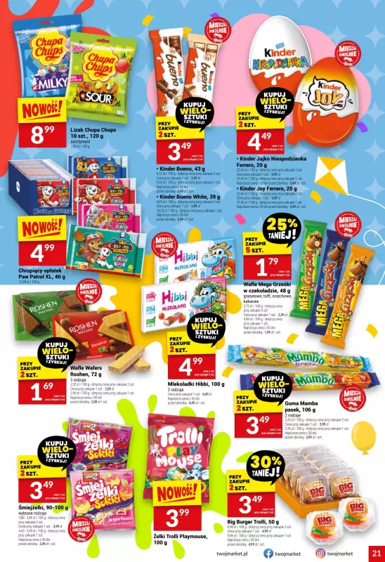 Twój Market - gazetka promocyjna Gazetka od środy 21.05 do wtorku 27.05 - strona 21