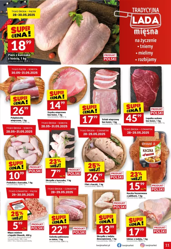 Twój Market - gazetka promocyjna Gazetka od środy 28.05 do wtorku 03.06 - strona 11