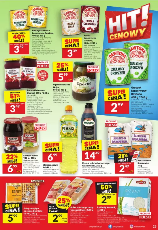 Twój Market - gazetka promocyjna Gazetka od środy 28.05 do wtorku 03.06 - strona 23