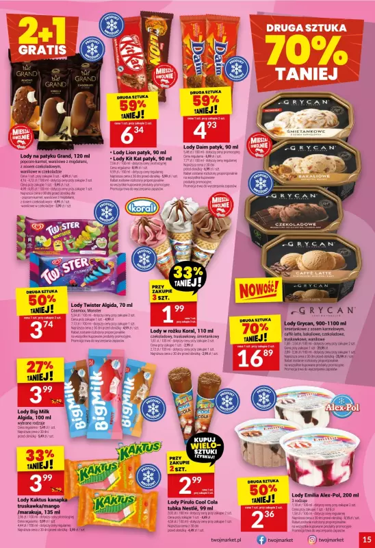 Twój Market - gazetka promocyjna Gazetka od środy 28.05 do wtorku 03.06 - strona 15