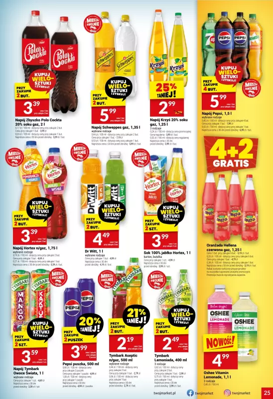 Twój Market - gazetka promocyjna Gazetka od środy 28.05 do wtorku 03.06 - strona 25