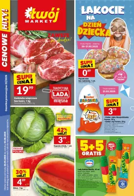 Twój Market - gazetka promocyjna Gazetka od środy 28.05 do wtorku 03.06