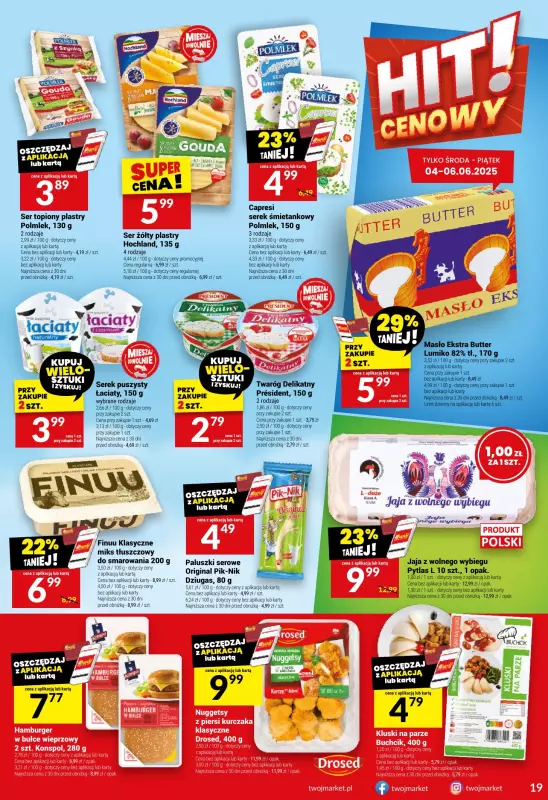 Twój Market - gazetka promocyjna Gazetka od środy 04.06 do wtorku 10.06 - strona 19