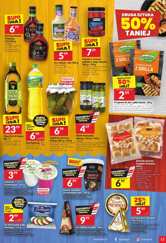 Twój Market - gazetka promocyjna Gazetka od środy 04.06 do wtorku 10.06 - strona 13