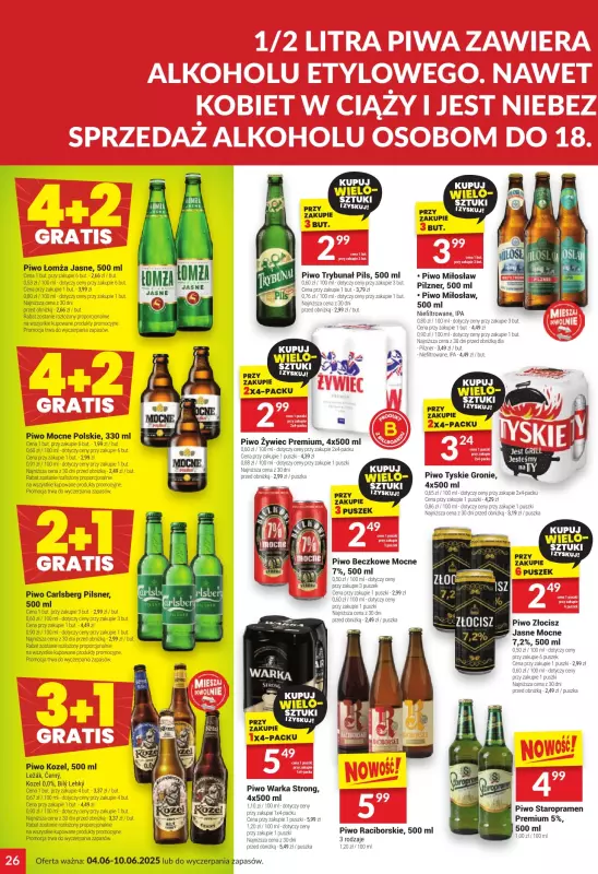 Twój Market - gazetka promocyjna Gazetka od środy 04.06 do wtorku 10.06 - strona 26