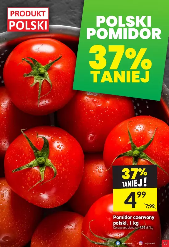 Twój Market - gazetka promocyjna Gazetka od środy 04.06 do wtorku 10.06 - strona 35
