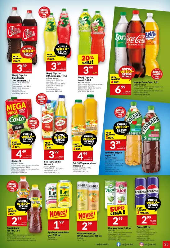 Twój Market - gazetka promocyjna Gazetka od środy 04.06 do wtorku 10.06 - strona 25