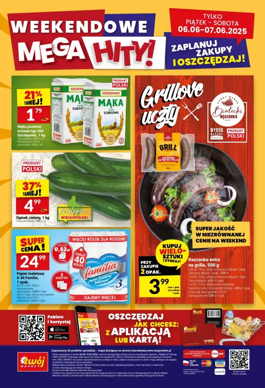 Twój Market - gazetka promocyjna Gazetka od środy 04.06 do wtorku 10.06 - strona 32