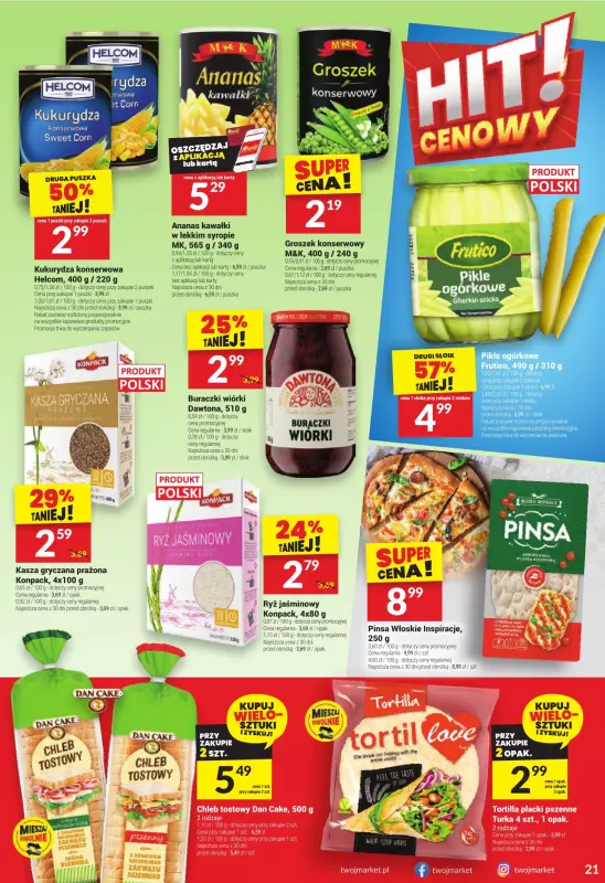 Twój Market - gazetka promocyjna Gazetka od środy 04.06 do wtorku 10.06 - strona 21