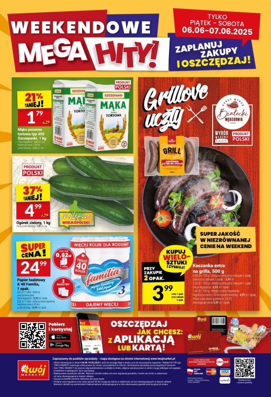Twój Market - gazetka promocyjna Gazetka od środy 04.06 do wtorku 10.06 - strona 32