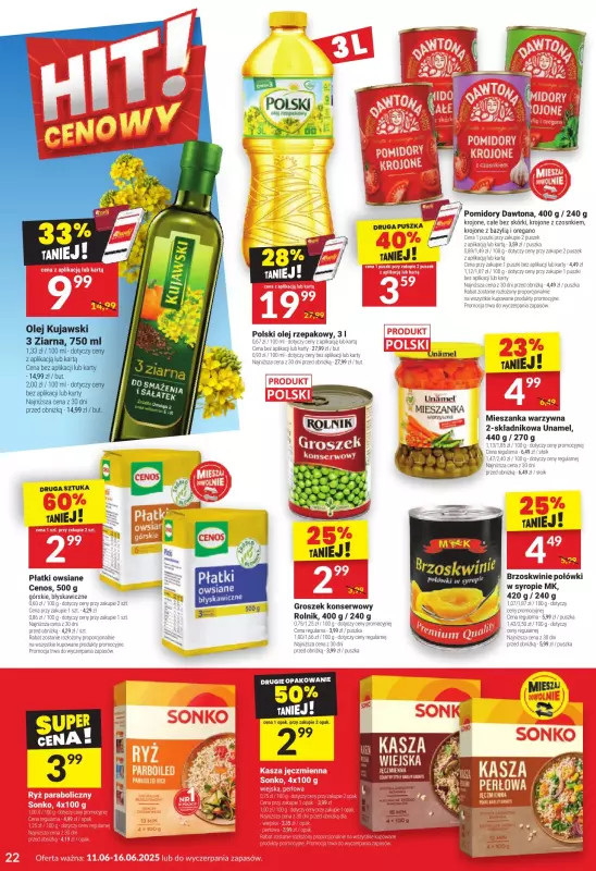 Twój Market - gazetka promocyjna Gazetka od środy 11.06 do poniedziałku 16.06 - strona 22