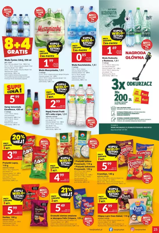 Twój Market - gazetka promocyjna Gazetka od środy 11.06 do poniedziałku 16.06 - strona 25