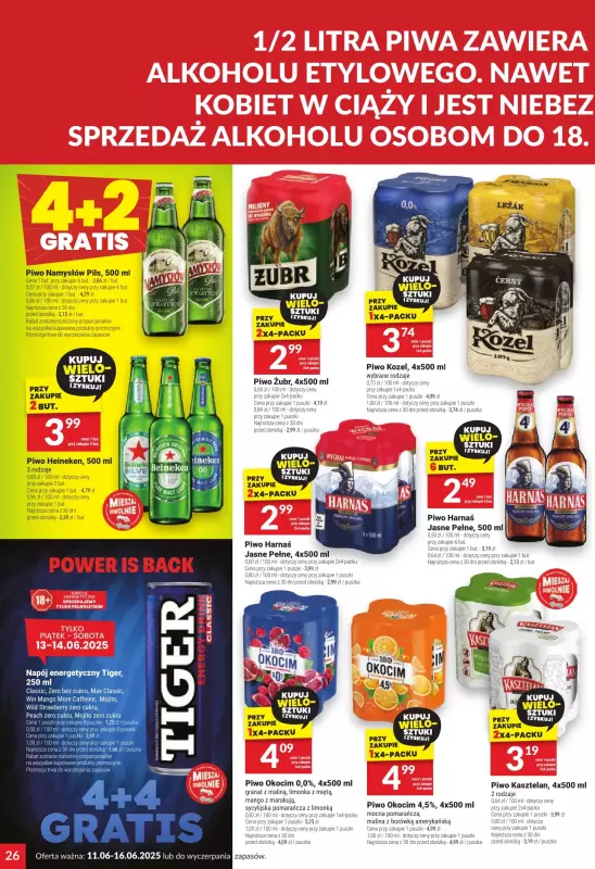Twój Market - gazetka promocyjna Gazetka od środy 11.06 do poniedziałku 16.06 - strona 26