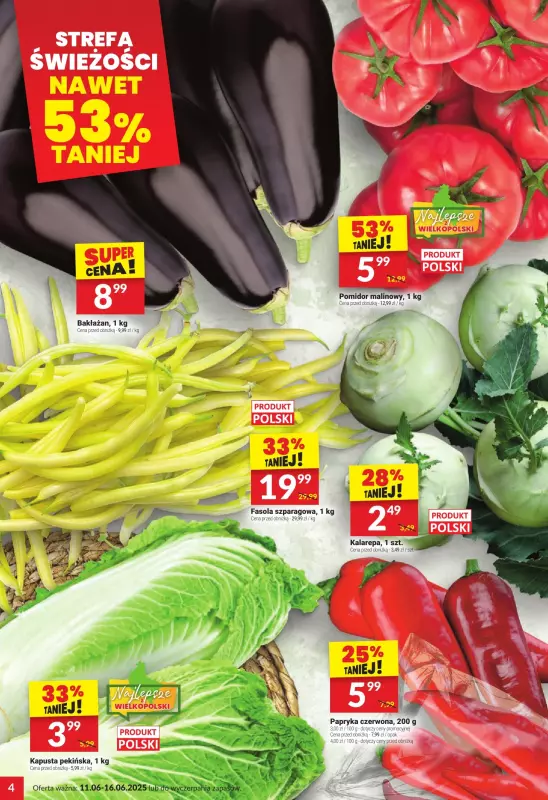 Twój Market - gazetka promocyjna Gazetka od środy 11.06 do poniedziałku 16.06 - strona 4