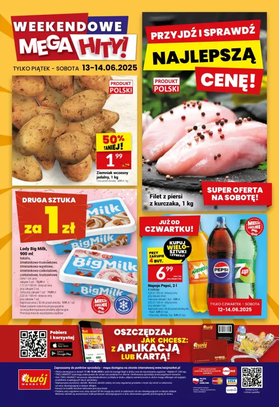 Twój Market - gazetka promocyjna Gazetka od środy 11.06 do poniedziałku 16.06 - strona 32