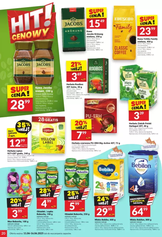 Twój Market - gazetka promocyjna Gazetka od środy 11.06 do poniedziałku 16.06 - strona 20