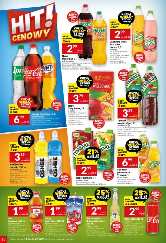 Twój Market - gazetka promocyjna Gazetka od środy 11.06 do poniedziałku 16.06 - strona 28
