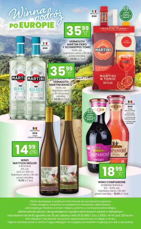 Twój Market - gazetka promocyjna Gazetka alkoholowa  do poniedziałku 30.06 - strona 16