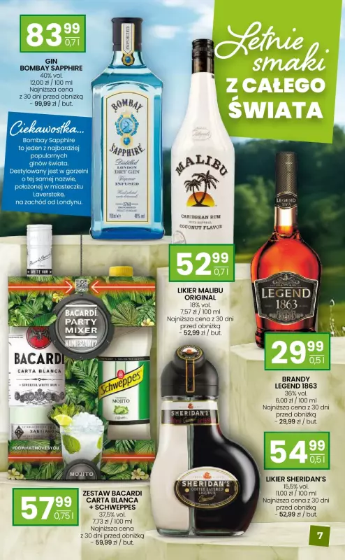 Twój Market - gazetka promocyjna Gazetka alkoholowa  do poniedziałku 30.06 - strona 7