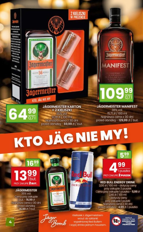 Twój Market - gazetka promocyjna Gazetka alkoholowa  do poniedziałku 30.06 - strona 4