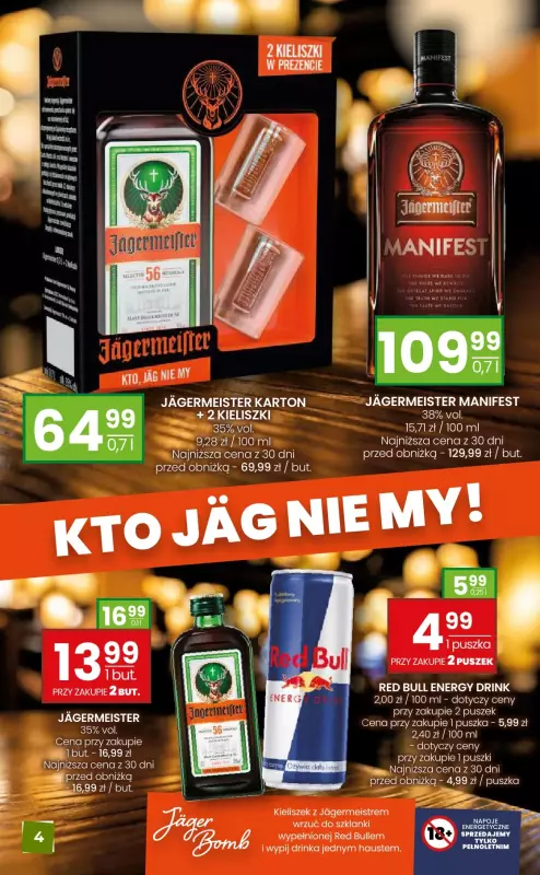 Twój Market - gazetka promocyjna Gazetka alkoholowa  do poniedziałku 30.06 - strona 4
