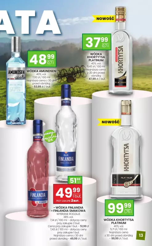 Twój Market - gazetka promocyjna Gazetka alkoholowa  do poniedziałku 30.06 - strona 13