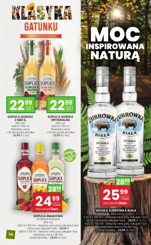 Twój Market - gazetka promocyjna Gazetka alkoholowa  do poniedziałku 30.06 - strona 14