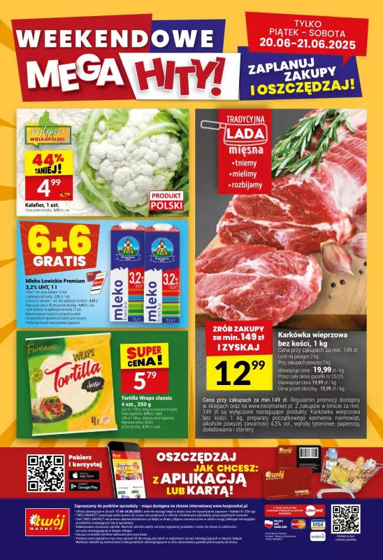 Twój Market - gazetka promocyjna Gazetka od wtorku 17.06 do wtorku 24.06 - strona 40