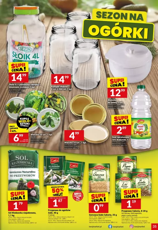 Twój Market - gazetka promocyjna Gazetka od wtorku 17.06 do wtorku 24.06 - strona 35