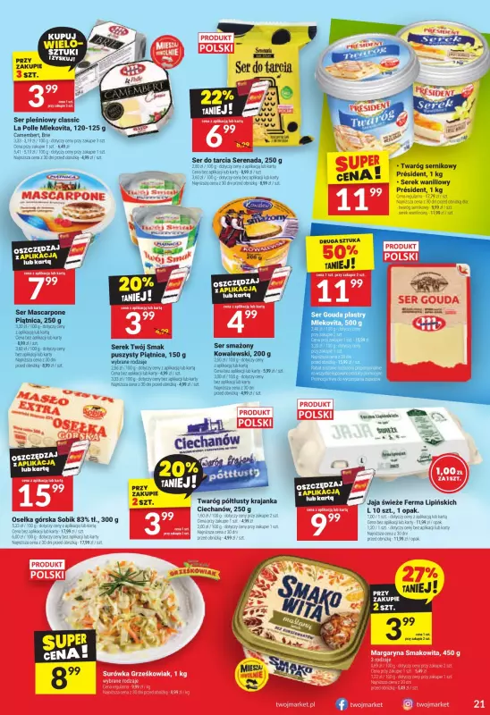 Twój Market - gazetka promocyjna Gazetka od wtorku 17.06 do wtorku 24.06 - strona 21